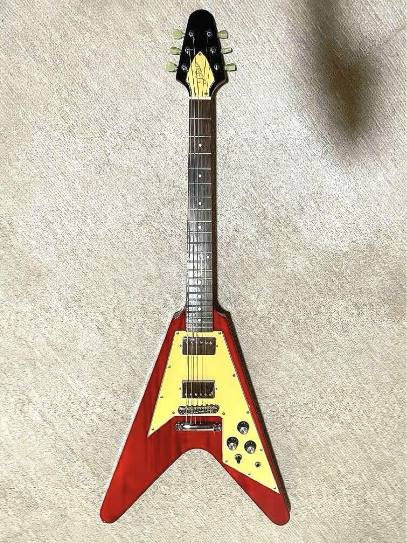 Tokai Flying V Red FV-58 2011 Electric Guitar W/Gig Bag