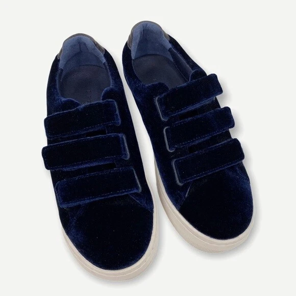 Sandro velvet sneakers sale