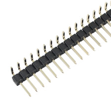 5Pcs Pitch 2.54mm 40 Pin Male Single Row Right Angle Pin Header Strip