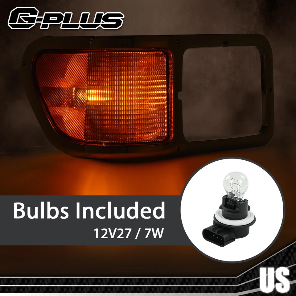 Fit 2000-2015 Ford F650 F750 F-650 -F750 Headlights Bezel Corner Light Pair Foto 4 de 4