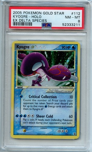 Kyogre ★ graded PSA 8 for sale on eBay