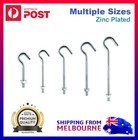 <!--F#f_0-->Hook Bolt Zinc Plated Hanging Applications Garden Rigging Multiple Size AU<!--F/-->