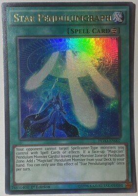 Star Pendulumgraph PEVO-EN007 Ultra Rare 1st Edition Yugioh NM