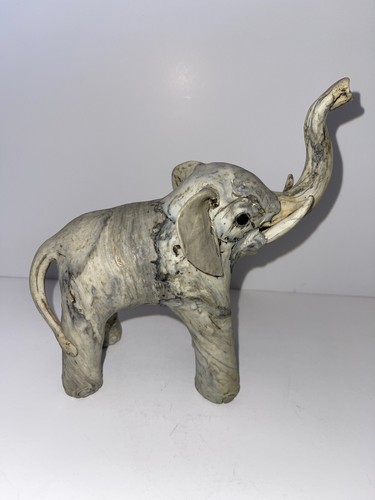 Statua elefante conchiglia di ostriche delicata unica grande dettaglio - Foto 3 di 12