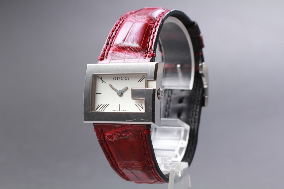 Gucci G Series 100L Ladies Watch GUCCI G Rectangle 100L White Dial Quartz Ladies Watch Box  main image 4