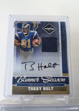 2007 Leaf Limited Banner Season Auto Prime /25 Torry Holt #BS-20