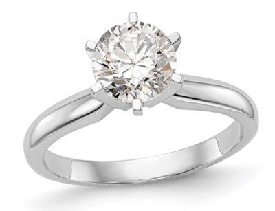 2.00 Carat (ctw VS2, D-E-F) Certified Lab-Grown Diamond Engagement Ring 14K Gold