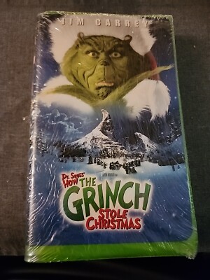 How the Grinch Stole Christmas (VHS, 2001, Clamshell)  New Sealed