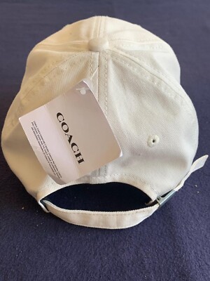 $75 COACH WOMENS BASEBALL HAT/CAP EMBROIDERED LOGO NWT ONE  display picture 3
