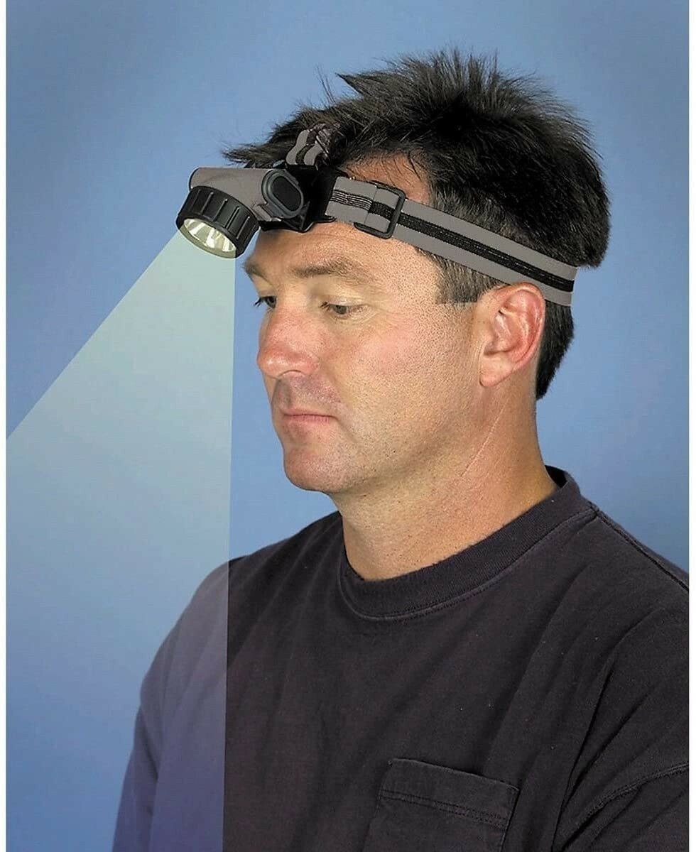 WESTERN SAFETY SWIVEL HeadLight HeadLamp Head Lamp Flashlight Harbor