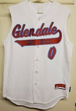 Glendale High School Majestic Lady Falcons Softball Jersey Biała odzież sportowa