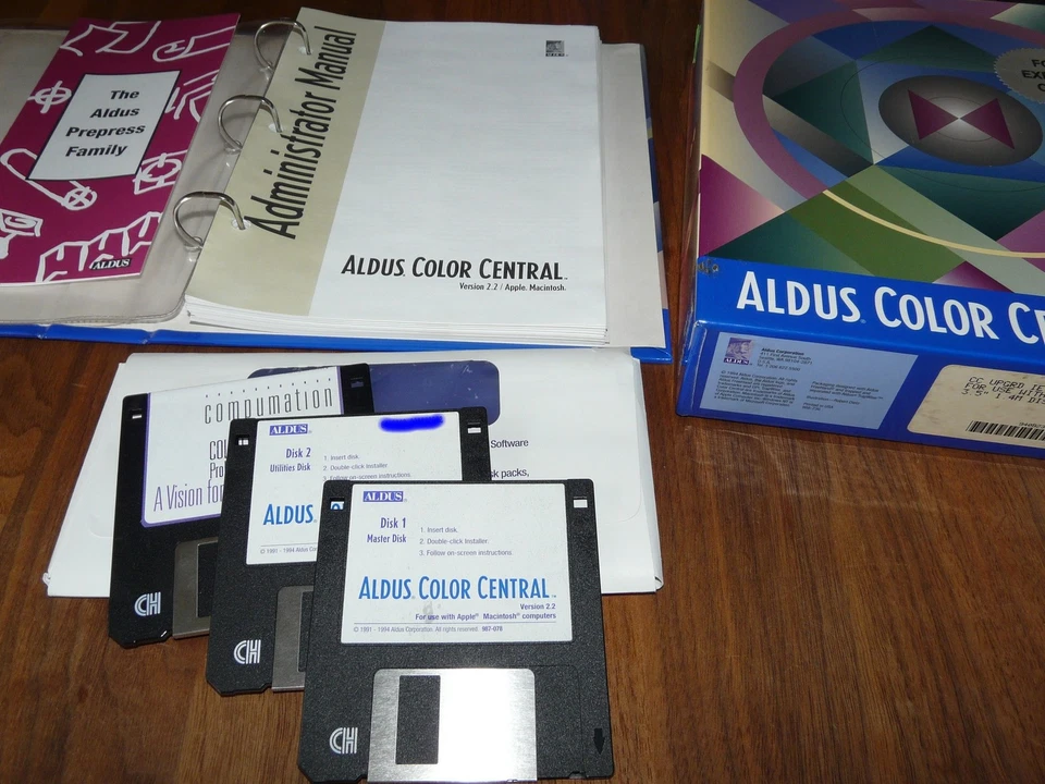 Aldus Color Central 2.2 für MAC englische Version, Rarität - Bild 3 von 4