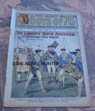 1911 GEORGE WASHINGTON COVER LIBERTY BOYS OF 76 #539 FRANK TOUSEY DIME NOVEL