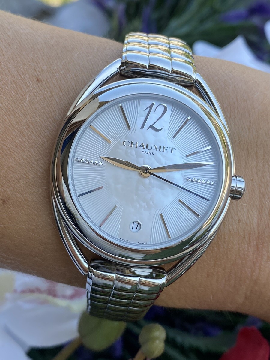 Chaumet Liens De Paris Watch Automatic MOP Dial Diamonds Lady