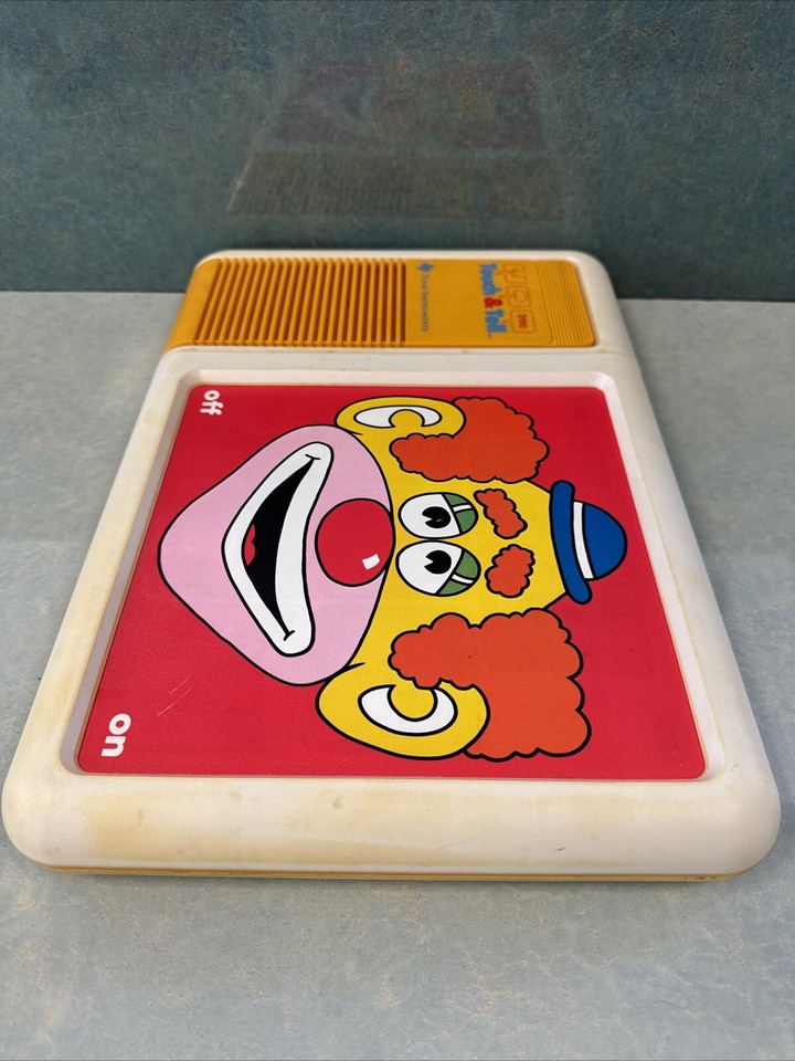 1981 Texas Instruments Touch and Tell Tested Works Electronic 1 Overlay