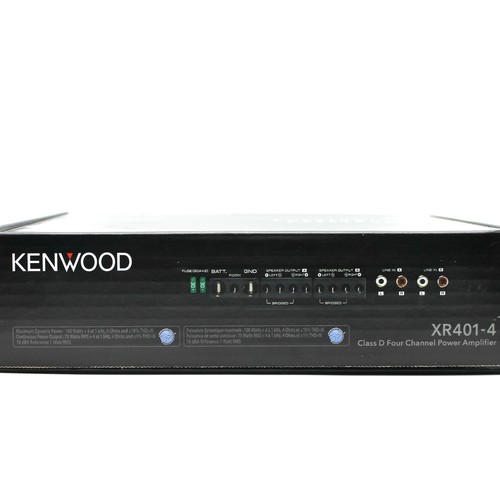 KENWOOD eXcelon Reference XR401-4 Class D Four Channel Power Amplifier, NEW Open - Picture 8 of 8