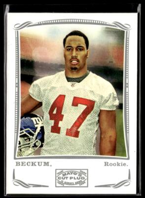 2009 Topps Mayo Travis Beckum Silver Rookie HSC