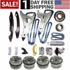 Camshaft Adjuster Timing Chain Kit Fit For Mercedes Benz M276 AMG Intake Exhaust