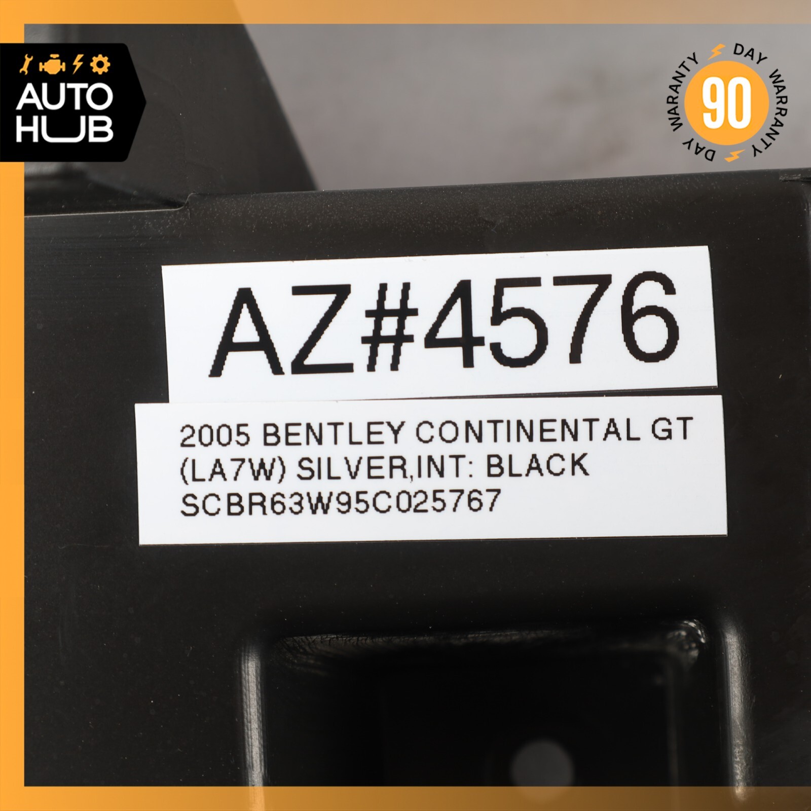 03-12 Bentley Continental GT GTC Rear Left Bumper Holder Support Bracket OEM