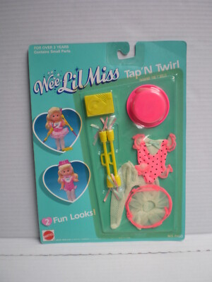 Mattel Circus Star Outfit Wee Lil Miss Tap N Twirl Fashion Pack 7'' Puppe Vintage