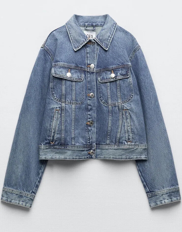 Oversize Jeansjacke Jeans Jacke Xs Jeansjacke Damen Zara