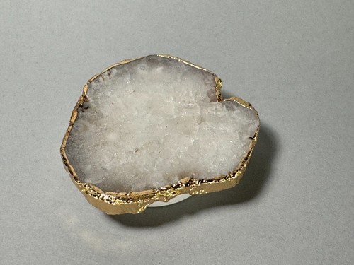 Natural Stone Phone Grip with Gold Edging - Choose Your Style! - 第 11/28 張圖片