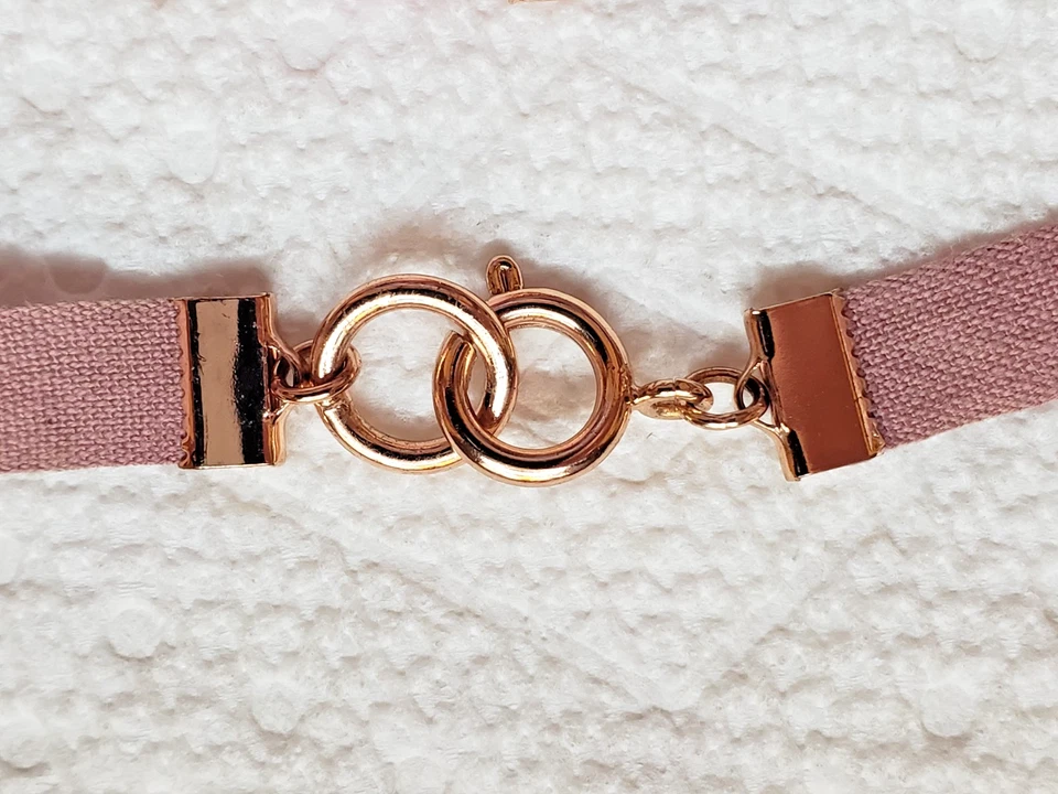 Marc by Marc Jacobs Rose Gold Pink Hearts "Y" Necklace - Image 4 of 4