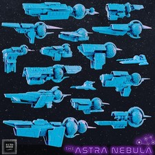 The Astra Nebula Merconian Fleet - Starship Resin Miniatures - Sci-Fi Space