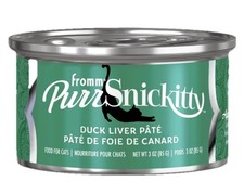 Fromm PurrSnickitty Duck Liver Pate Canned Cat Food 3oz/12pk