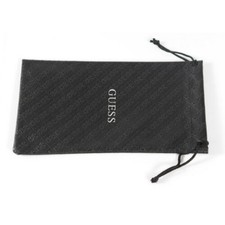 GUESS Original Black Faux Leather Eyewear Eyeglasses Sunglasses Pouch Case New