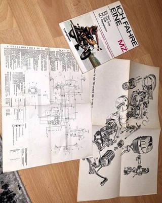 Ich fahre eine MZ ES 150 TS 125 150 250 DDR transpress Reparaturanleitung 1976