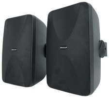 Rockville WET-6525B Pair 6.5" 70V Wall Speakers, IPX55 Waterproof, 4-Way Swiv...
