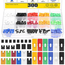 300Pcs 2.54Mm/2.0Mm/1.27Mm 6 Colors Mixed Jumper Caps Kit, Standard Circuit Boar