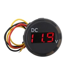 Fydun Digital Voltmeter DC 0-100V LED Panel Display Digital Voltage Meter for...