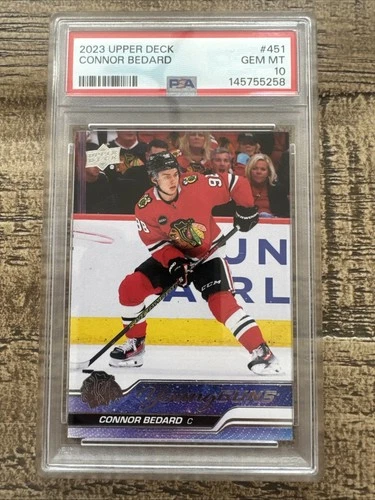 2023 Upper Deck #451 Connor Bedard PSA 10