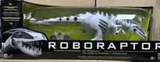 WowWee Toys Roboraptor 8095 Remote Control Dinosaur -White 32"