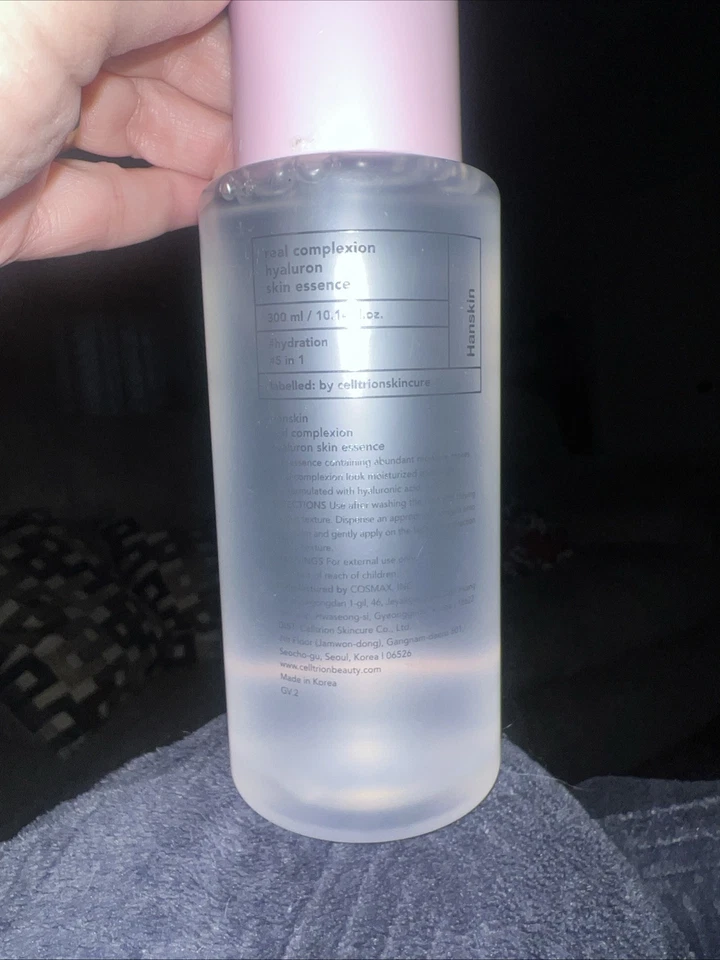 Hanskin Real Complexion Hyaluron Skin Essence 5 en 1 todo tipo de piel 10,14 OZ nuevo Foto 2 de 2
