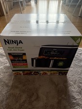 Ninja Foodie Dual Zone 7.6L Air Fryer AF300UK 2 Drawers Black Brand New In Box
