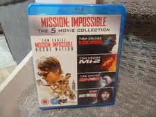 Tom Cruise Mission Impossible 1-5 Blu-ray 5 disc set