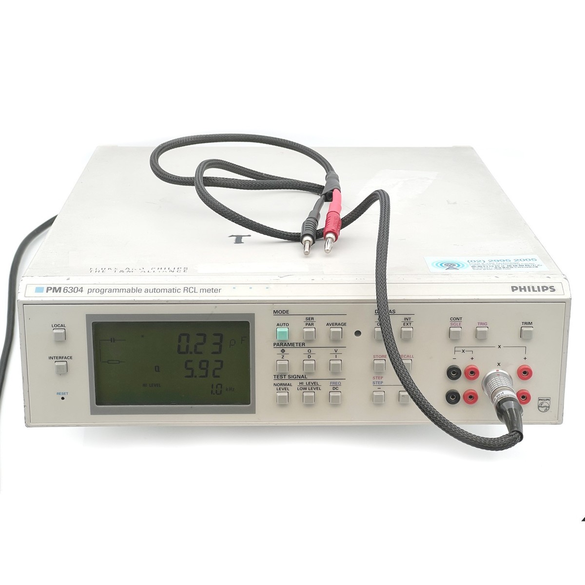 Fluke/Philips PM6304 Programmable Automatic LCR Meter | eBay