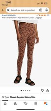 Wild Fable Women's High-Waisted Classic Leopard Print Leggings-Size Medium