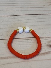 Heart Beaded Bracelet Valentine Bracelet Valentine's Day Teens Women Handmade