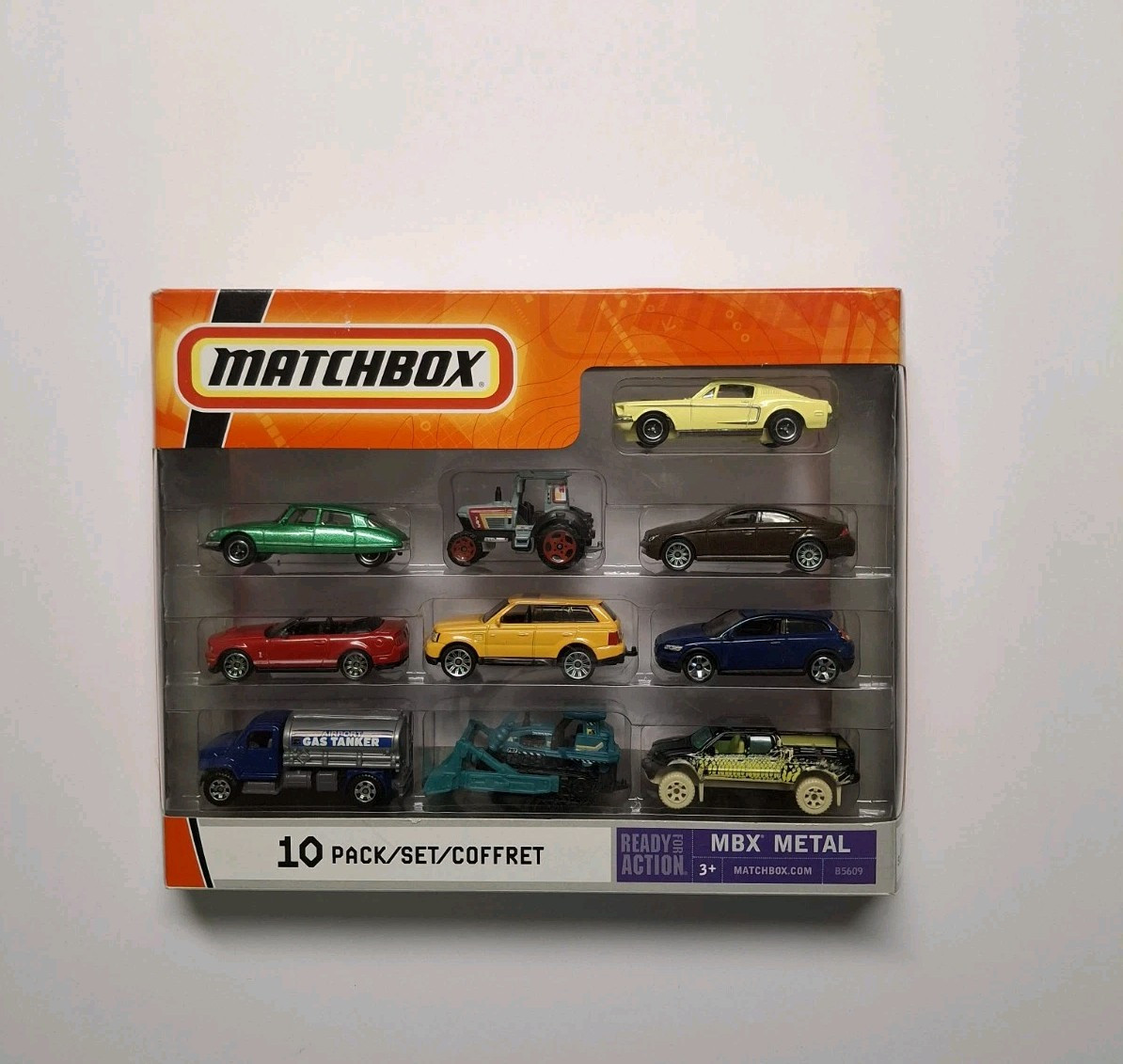 Matchbox 10 Pack. P2. 68 Cobra Jet, C30, CLS 500, 68 Citroen DS