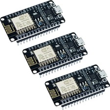 3Pcs ESP8266 ESP-12E CP2102 NodeMCU Lua Wireless Module Board Arduino IDE