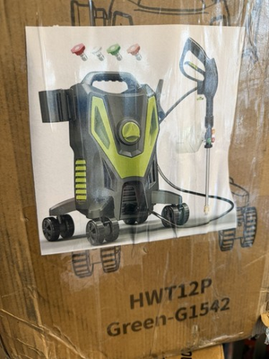 #ad #ad BRAND NEW GENUINE GREENWORKS ELECTRIC PRESSURE WASHER HWT12P GREEN G1542 $149.99