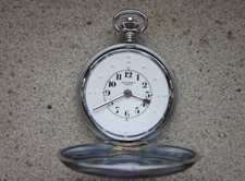 OROLOGIO DA TASCA UNIVERSAL GENEVE NON VEDENTI TATTILE CIECHI SAVONETTE TASCHINO