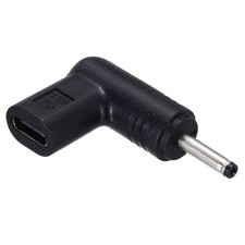 USB 3.1 Type-C Female to DC Male Adapter, 15V Type C to DC3011 Elbow Adapter