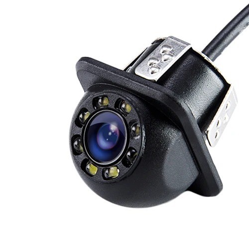 Hippcron Telecamera Retromarcia Auto – 4 LED, Visione Notturna, CCD HD, Impermea