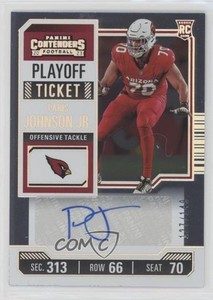2023 Panini Contenders Playoff Ticket /149 Paris Johnson Jr #151 Rookie Auto RC