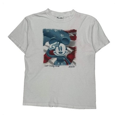 Walt Disney World 2004 Disney Grafik T-Shirt - Medium weiß Baumwolle